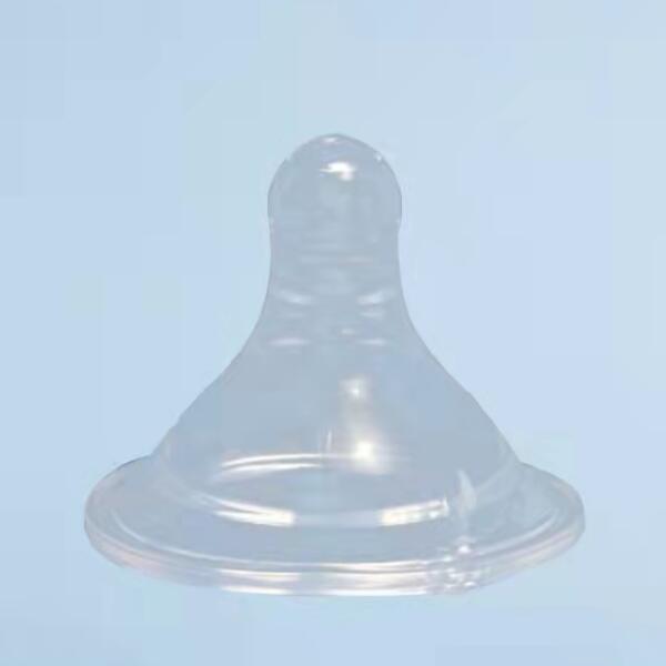 Silicone rubber baby feed nipple